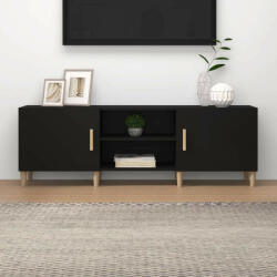 vidaXL fekete szerelt fa TV-szekrény 150 x 30 x 50 cm (VD812619)
