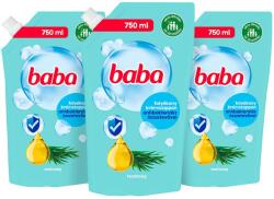 Baba Triopack Antibacterial Liquid Soap Refill Tea Tree Oil 750 ml (8720181227004x3bun)