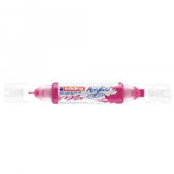 edding Akril marker 2-3mm, és 5-10mm, 3D kétvégű 5400 magenta (7580247011) (7580247011)