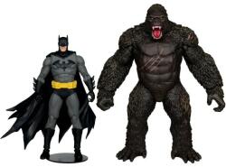 DC Justice League Monsterverse DC Multiverse akciófigurák 2 csomagos Batman & Kong 29 cm (MCF13862)