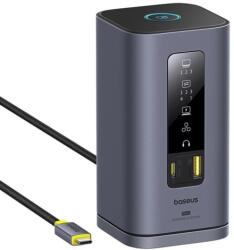 Baseus Spacemate 11-in-1 HUB és töltőállomás, szürke (B0056810181301)