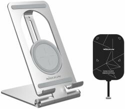 Nillkin Töltő + vezeték nélküli gyorstöltő adapter, 15 W (készlet) - Nillkin - Ezüst (KF2341119)