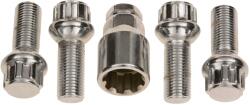 ACI Kerékőr csavar készlet, M14×1, 5, gömb, menethossz 30 mm, 4 db (OW 116K)