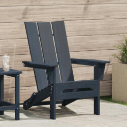 vidaXL összecsukható Adirondack szék tengerészkék 74.5x80.5x90 cm HDPE (VD42006618)
