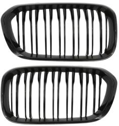 UNI Double line, BMW 1 F20 2015-2017 kompatibilis első maszk, fekete (4853-MS-046461)