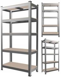 GardenLine GWI7378 fém Salgó polcrendszer MDF lapokkal, 150x70x30cm - Max. 600kg teherbírás (GWI7378)