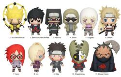  Naruto Shippuden 3D PVC táskakapcsok, 4. sorozatú kijelző (24) (MNGM70550)