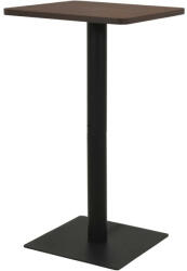 vidaXL sötétbarna bisztróasztal 60 x 60 x 107 cm (VD321925)