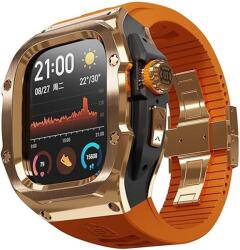 Apple Watch Ultra / Ultra 2 tok + szíj - ShellBox vízálló IP68 - Rose Gold (KF2336952)