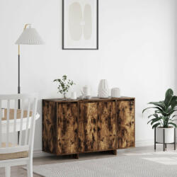 vidaXL Füstölt tölgy vitrine Füstölt tölgy Szerelt fa 120 x 41 x 75 cm (VD3333900)