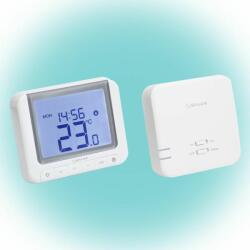 SALUS RT520RF vezeték nélküli szobatermosztát, Opentherm csatlakozó, kontaktus kimenet, LCD, PIN kód, szerviz figyelmeztető, 5 - 32, 5 C (178945)