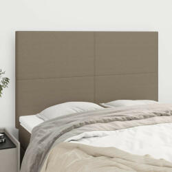 vidaXL 4 db tópszínű szövet fejtámla 72 x 5 x 78/88 cm (VD3116054)