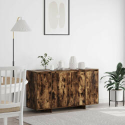 vidaXL Füstölt Tölgy Oldalszekrény Füstölt tölgy Fa 135 x 41 x 75 cm (VD3333890)