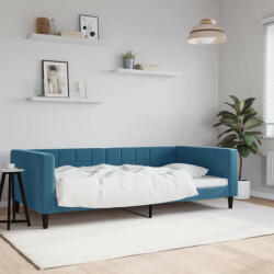 vidaXL kék bársony kanapéágy 100 x 200 cm (VD354014)