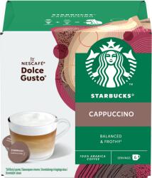 Starbucks Cappuccino by Nescafé Dolce Gusto kávékapszula, 12 kapszula, 6 ital, 120 g