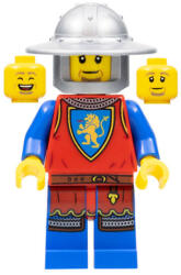 LEGO® Minifigurák Oroszlán lovag ezüstös sisakkal cas562 (cas562)