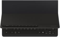 Samsung Book Cover Keyboard Slim - AI kulcsvédő tok Galaxy Tab S10 FE Plus készülékhez, fekete (EF-DX620UBEGWW)