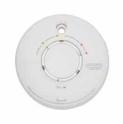 FireAngel SCB10-INT kombinált szén-monoxid vészjelző és füstérzékelő, beépített, nem cserélhető lítium elem, 10 év várható üzemidő, fehér (178975)