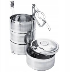 Orion Ebédlőtál thermo acél 4 szintes 4x1, 1 l (120959)