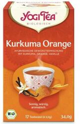 YOGI TEA Kurkuma, narancs és vanília tea, Yogi Tea, Bio, 17 tasak, 34 g