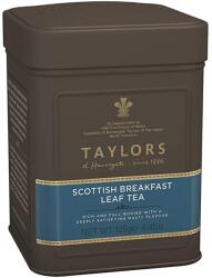Taylors of Harrogate Scottish Breakfast fekete tea, fémdobozban, kimért levélben, 125 g