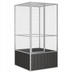 VidaXL Tolltartó, antracit, 111x107x211, 5 cm, galvanizált (90083)