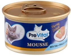 PreVital Mousse teljes értékű állateledel felnőtt macskák számára tonhallal 85 g