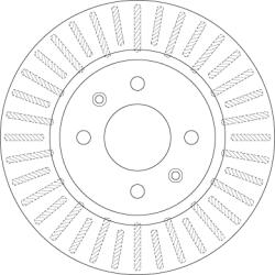 TRW Disc frana fata TRW DF6431