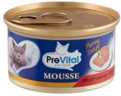 PreVital Mousse teljes értékű állateledel felnőtt macskák számára marhával 85 g