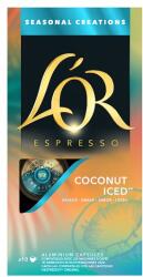 L'OR Espresso Coconut Iced kókuszízű őrölt-pörkölt kávé kapszulában 10 db 52 g