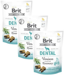 Brit BRIT CARE DOG FUNCIONAL SNACK DENTAL VENISON 3x150g