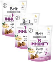 Brit Brit Care Dog Functional Snack immunitás rovar 3x150g