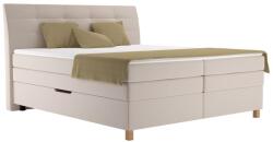 Blanar BEA boxspring ágy matraccal 160x200 cm, bézs CHR160x200 s matrací (BK0008)