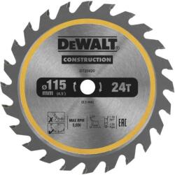 DEWALT Tartozékok - Fűrészlap 115x9, 5 mm, 24 fogú DT20420 (DT20420)