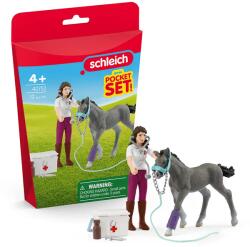 Schleich Schleich: Lóápolás Trakehner csikóval játékszett (42752) (SLH42752) - innotechshop