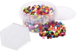 Playbox PlayBox: 5mm-es MIDI vasalható 1000db-os színes gyöngy hatszögletű alaplappal (2456660) - innotechshop