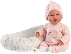 Llorens Llorens: Mimi 42cm-es mosolygós baba cumival és babafészekkel (74122) - innotechshop