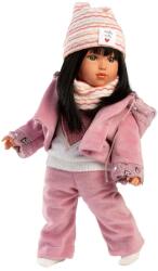 Llorens Llorens: Divat ikon 40cm-es Gréta baba rózsaszín kabátban (54051) - innotechshop