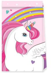 Procos Szivárványos unikornis papír ajándéktáska 21x13x8, 5 cm 4db-os szett (93765)