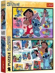 Trefl Lilo és Stitch boldog élete 2x200-as puzzle - Trefl (13334) - innotechshop
