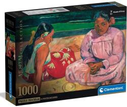 Clementoni Museum Collection: Gauguin - Tahiti nők a tengerparton 1000 db-os puzzle poszterrel - Clementoni (39975) - innotechshop