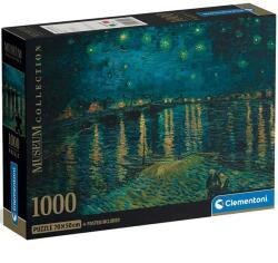 Clementoni Museum Collection: Van Gogh - Csillagos éjszaka 1000 db-os HQC compact puzzle - Clementoni (37095C) - innotechshop