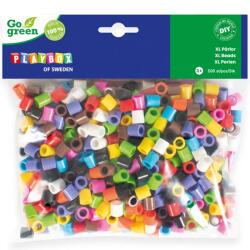 Playbox PlayBox: Go Green 9mm-es XL MAXI vasalható gyöngy 500db-os élénk színekben (2456412)