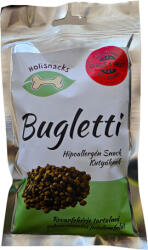 HoliSnacks Bugletti hipoallergén rovarfehérjés, zöldésges és gyümölcsös jutalomfalat kutyáknak 100g