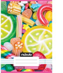 Nebulo Nebulo: Candy mintás 4. osztályos vonalas füzet A/5 21-32 (VO4-2-CM-A5-22346025) - innotechshop