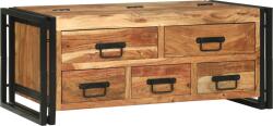 vidaXL Dohányzóasztal 90x50x38 cm Tömör Akácfából (4104725)