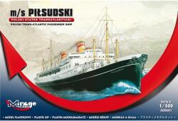 Mirage Hobby m/s Piłsudski személyszállító hajó műanyag modell (1: 500) (MMH-500601) (MMH-500601)