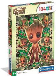 Clementoni Marvel A galaxis őrzői Groot 104db-os supercolor puzzle - Clementoni (25051)