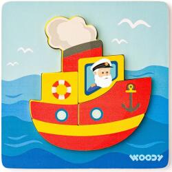 Woodyland Fa hajós 5db-os baba puzzle - Woodyland (91361) - innotechshop