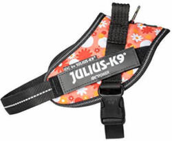 Julius-K9 IDC virágos rózsaszín powerhám kutyáknak (7-15 kg, 49-67 cm)